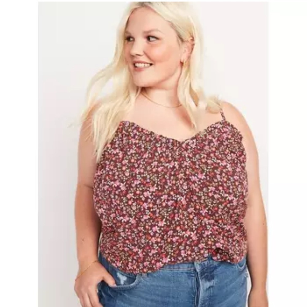 Old Navy Floral Sleeveless Top
